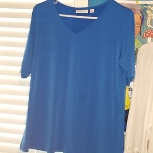Blue tee